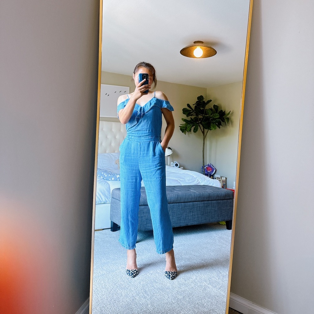 Michael Stars Ruffle Jumpsuit - Picture 6 of 6